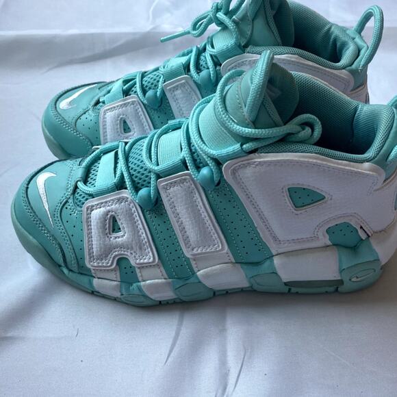 Rare Nike Air Uptempo Island Green Youth SZ 5Y 415082-300 - Picture 2 of 8